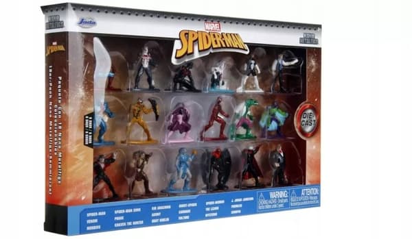 JADA TOYS MARVEL SPIDER-MAN FIGURE SET – 18-PACK 322-5031