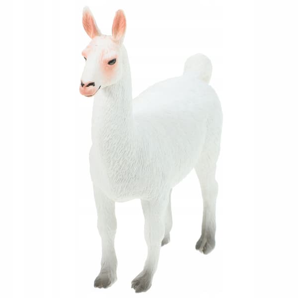PLASTIC ALPACA FIGURINE – AN EDUCATIONAL MODEL AND DECORATION FOR CHILDREN