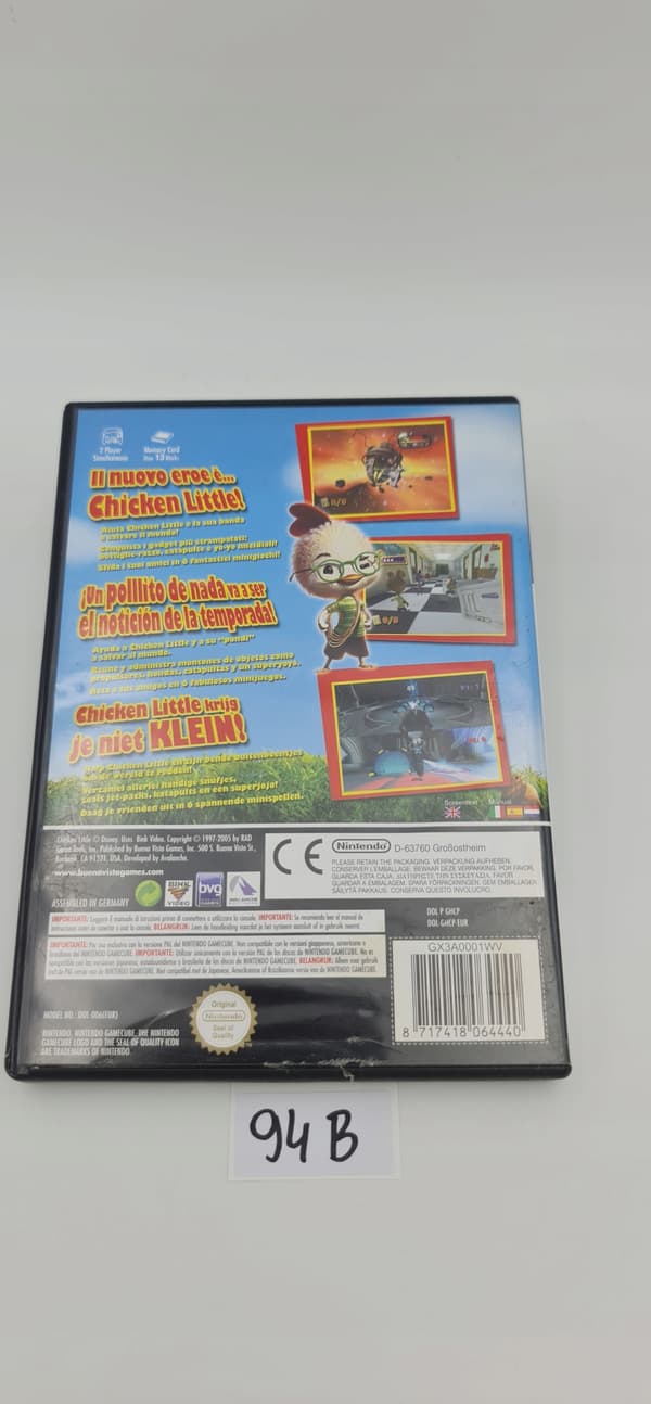 NINTENDO GAMECUBE DISNEY'S CHICKEN LITTLE