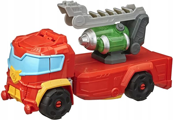 TRANSFORMERS RESCUE BOTS HOT SHOT 35cm LARGE 2-in-1