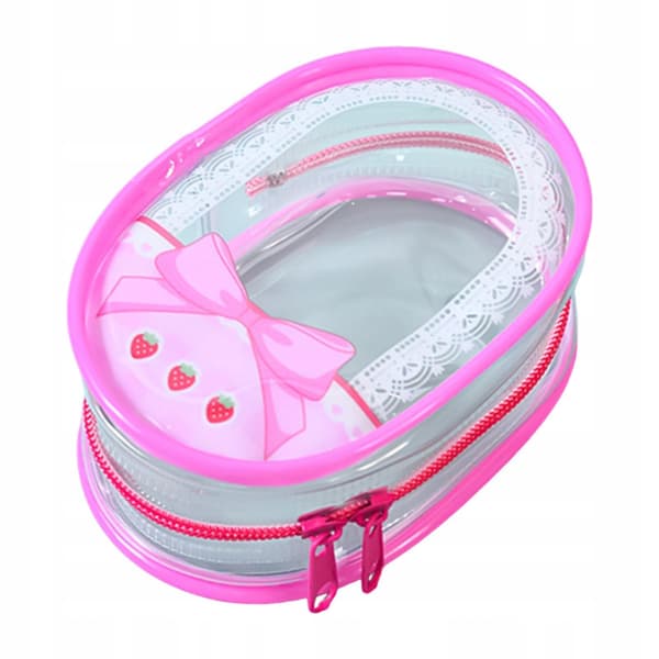 Clear figures from the Display Bag Fani, showing a PVC handle without a clasp