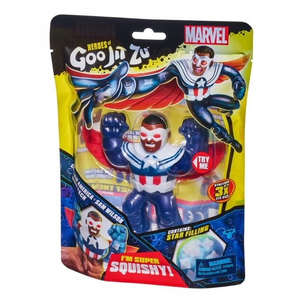 GOO JIT CAPTAIN AMERICA STRETCHABLE FIGURINE