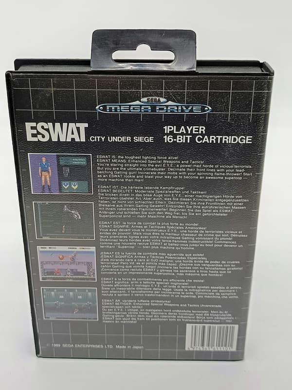 E Swat City Under Siege for the Sega Mega Drive