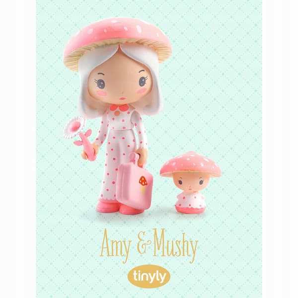 Djeco collectable dolls: Amy & Mushy figurines