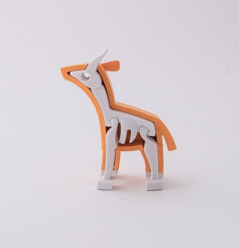 HalfToys Magnetic Fold-Out Antelope with Book