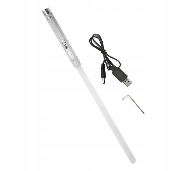 Metal-handled Mini LED light sword, 7 colours, sound-changing, light ML