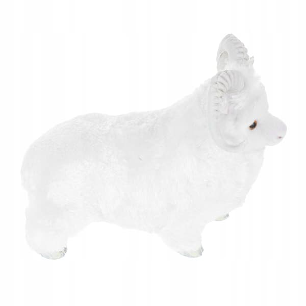 WHITE PLUSH SHEEP – A REALISTIC DECORATION AND TOY