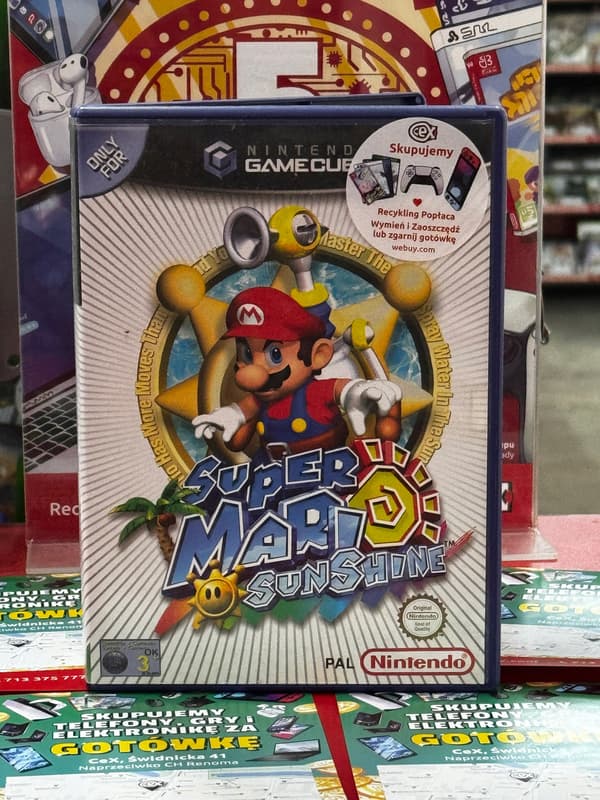 Super Mario Sunshine for the Nintendo GameCube