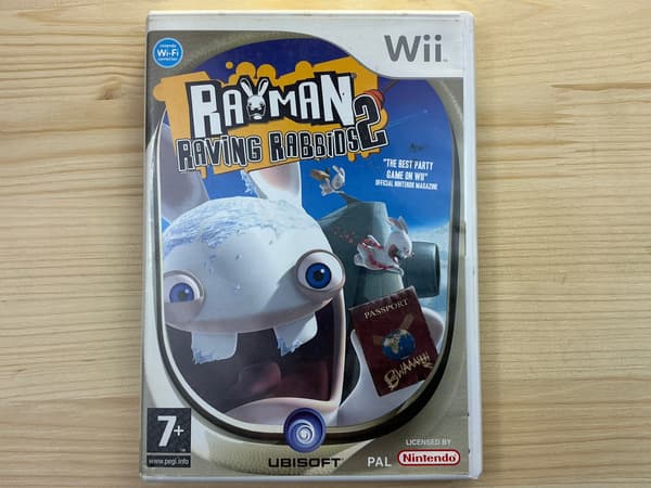 RAYMAN RAVING RABBIDS 2 – game in excellent condition, NINTENDO WII launch edition