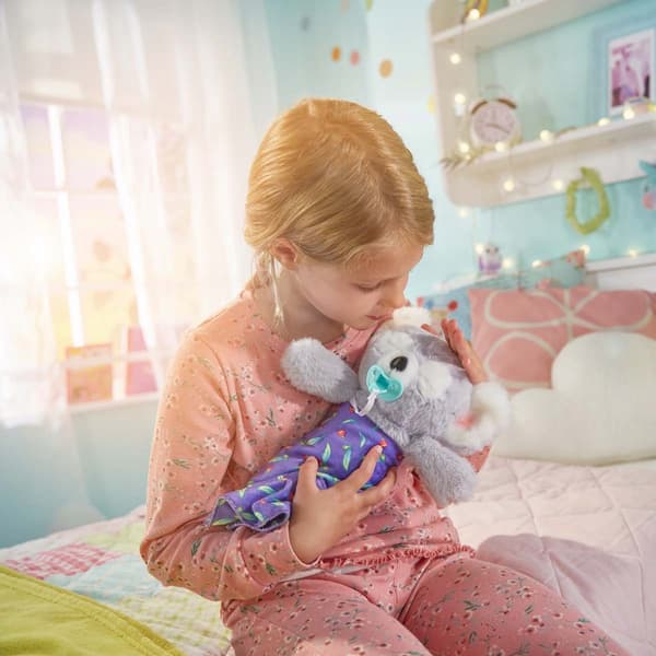 Little Live Pets INTERACTIVE SOFT TOY SLEEPING KOALA BEAR SOUNDS REACTIONS BLANKET