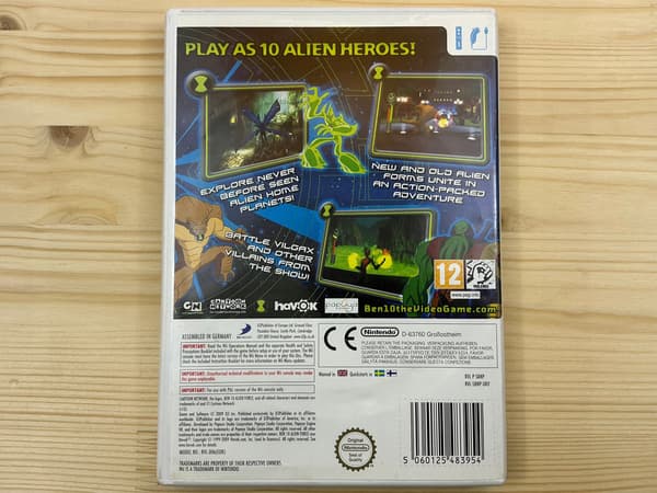 BEN 10: THE ALIEN FORCE – VILGAX ATTACKS – DB+ disc set – NINTENDO WII