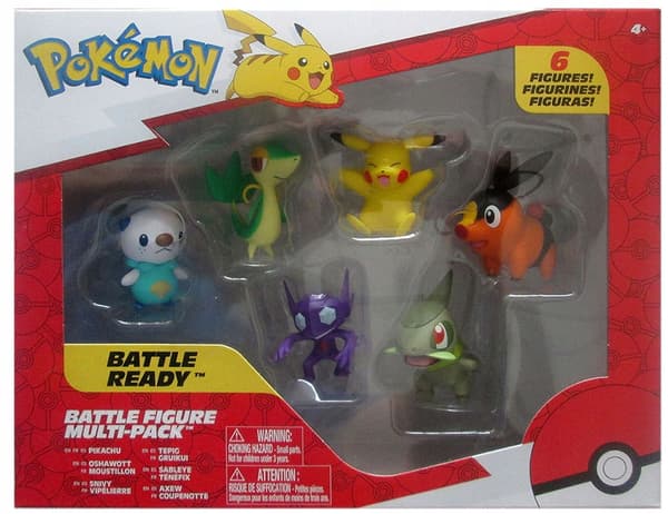 Pokémon Figures – Battle Ready Multi-Pack (6-piece)