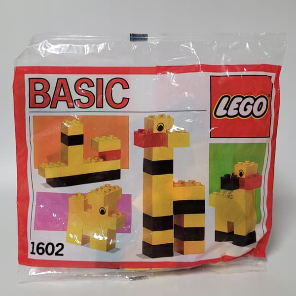 Lego Basic 1602 polybag Giraffe MISB 1987 Christmas tree and Father Christmas