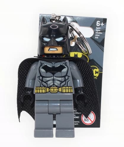 LEGO DC Super Heroes Batman grey LED torch keyring