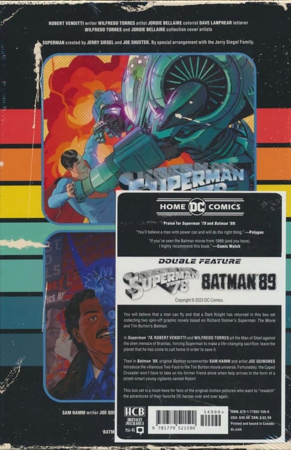 SUPERMAN 78 BATMAN 89 BOX SET SC Various authors