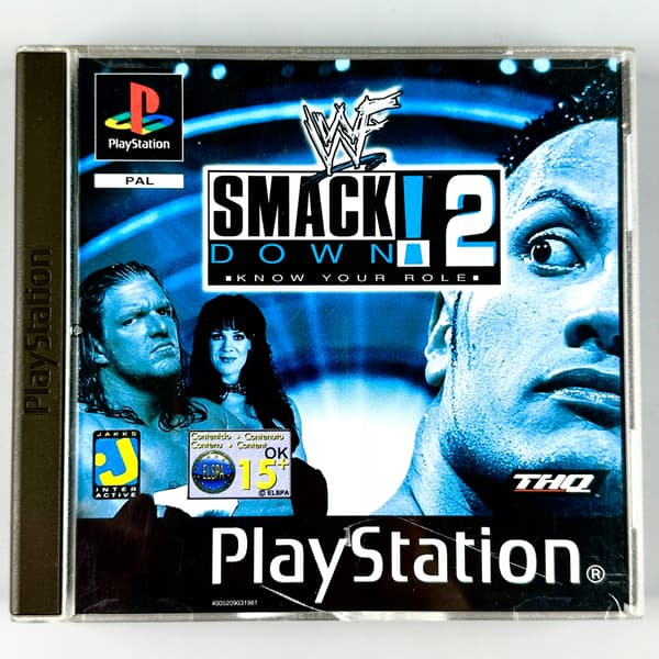 WWF SmackDown! 2: Know Your Role | PS1 | PSX | PLAYSTATION | 3xA SET