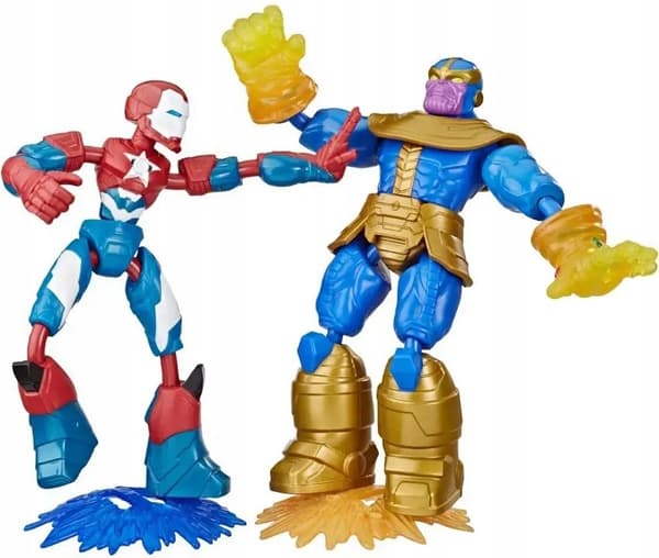Marvel Iron Patriot Thanos 15cm Bend Hasbro E9197