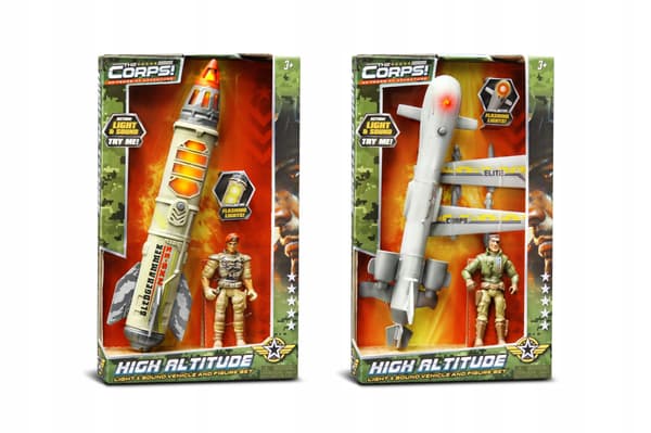 The Corps! A military set featuring a figurine and special effects