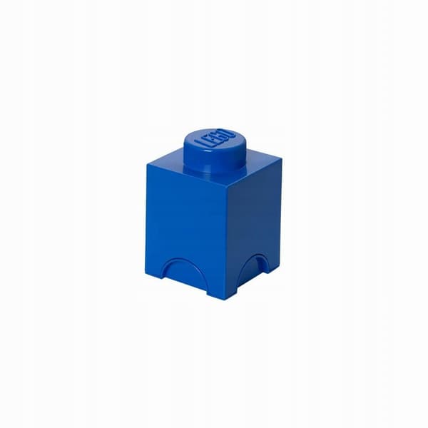 Lego blue number one brick container