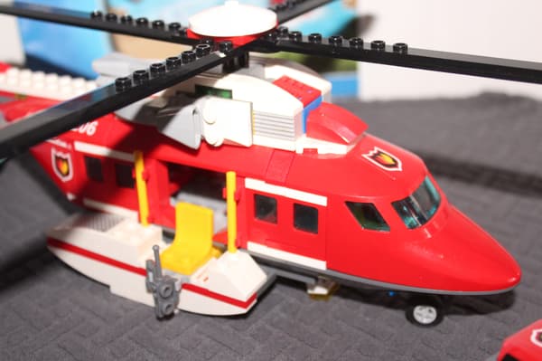 LEGO CITY TOWN 7206 SET INSTRUCTIONS: Fire Helicopter – Fire Brigade