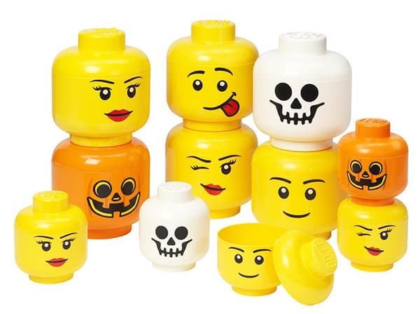 LEGO BIG HEAD BOY CONTAINER, SIZE L, 27 CM, CAPACITY 8.5 L