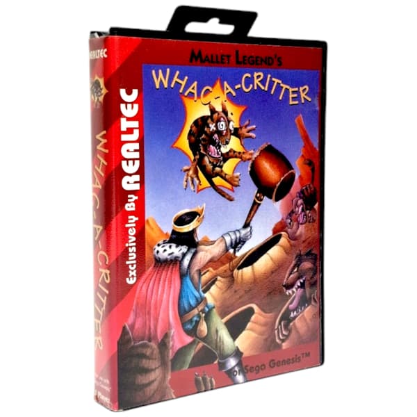 Mallet Legend's Whac-A-Critter – a retro Sega Mega Drive (Genesis) game