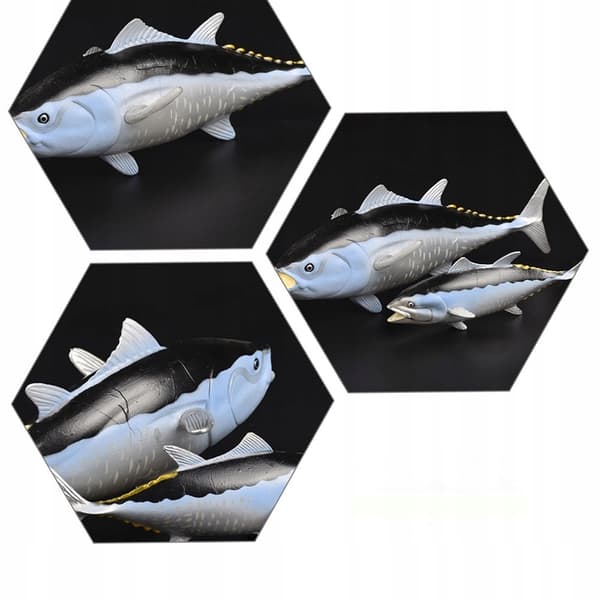 2 DECORATIVE SEA FISH MODELS MADE FROM SAFE MATERIAL