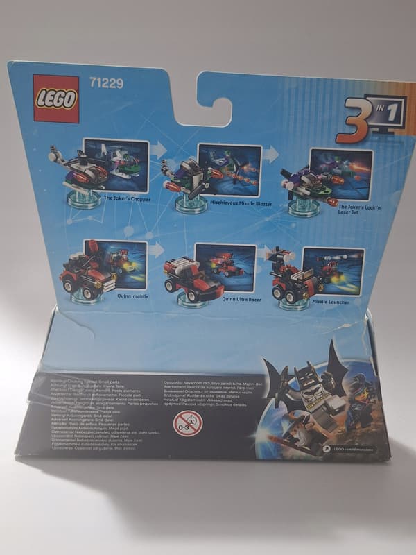 LEGO DIMENSIONS 71229 DC COMICS HARLEY JOKER TEAM PACK