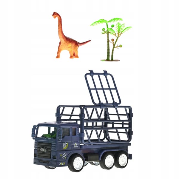 Car-shaped dinosaur cage, 14 x 9 x 6 cm, A-1796