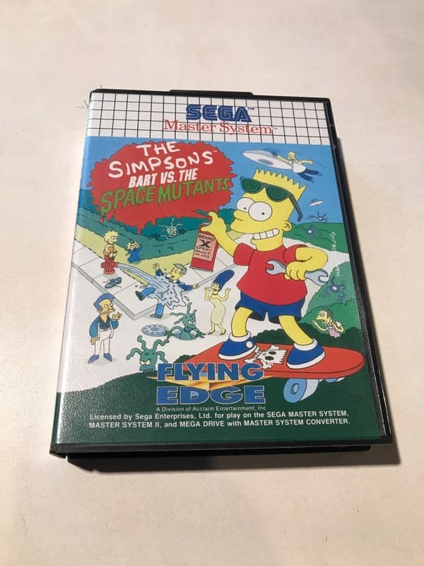 THE SIMPSONS: BART VS THE SPACE MUTANTS – SEGA MASTER SYSTEM