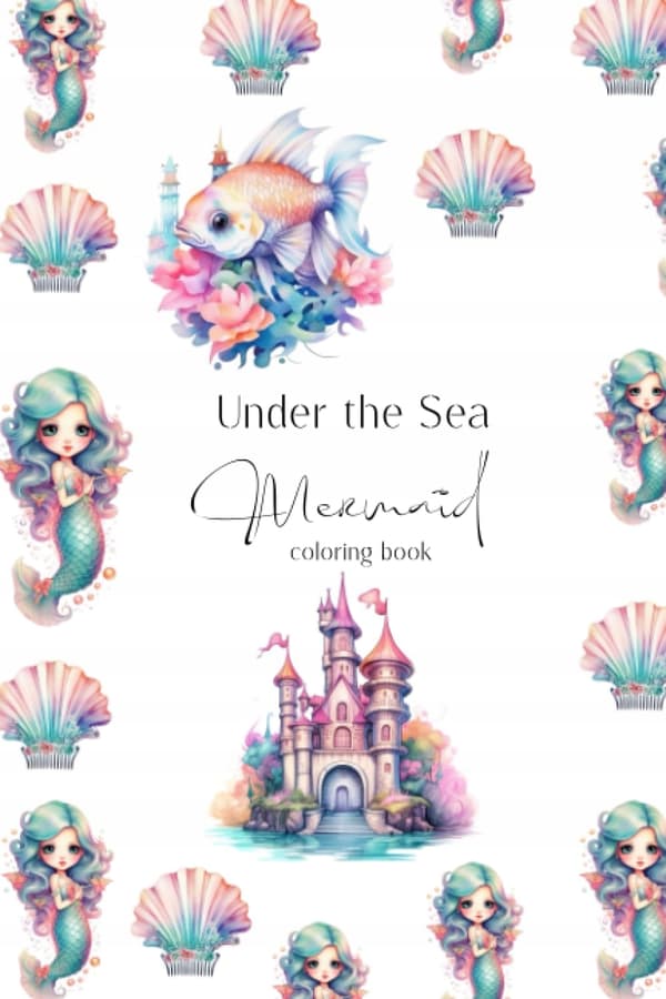 Under the Sea: Mermaid Colouring Book