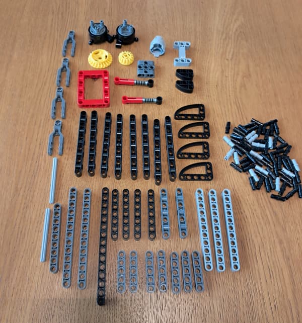 Lego rack and pinion mix set – Lego Technic SET 2, Large, 541S4