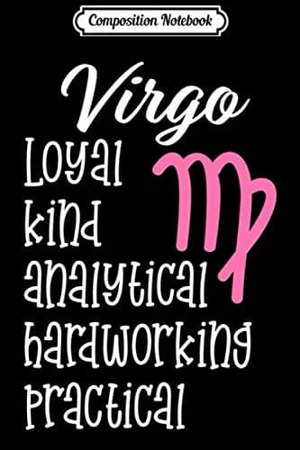 Composition Notebook: Virgo – The Virgin: Astrological Sign & Horoscope Facts Bda