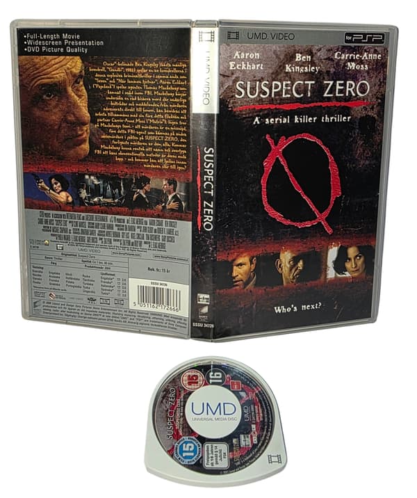 Suspect Zero PSP Video – Polish Subtitles, DB Disc