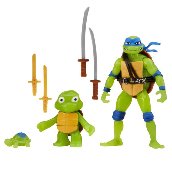 NINJA TURTLE FIGHTERS LEONARDO Figure Set – Evolution 3-pack
