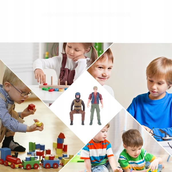 2 Pieces, Various Colours, Driver-themed PVC Desktop Educational Decorations