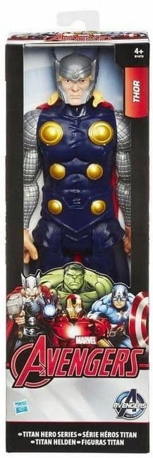 HASBRO MARVEL THOR TITAN HERO FIGURE, ORIGINAL, 30 CM, FOR MARVEL FANS