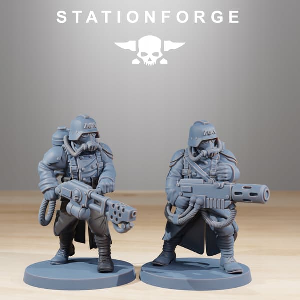 GrimGuard Combatants – Station Forge – 3D-utskrift