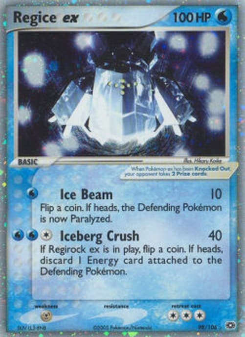 Pokemon Regice ex