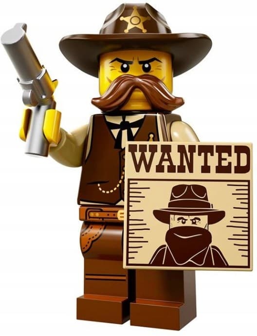 LEGO ‘Sheriff’ Minifigure (col13-2) from Series 13 (71008)