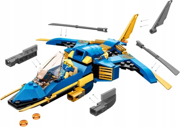 LEGO Ninjago Jay’s EVO Supersonic Jet 71784