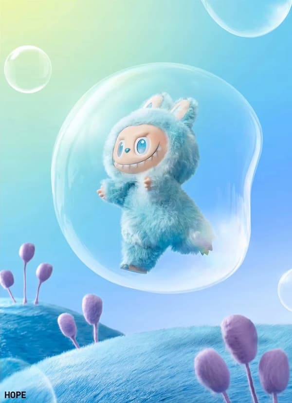 LABUBU BIG INTO ENERGY THE MONSTERS KEYRING PLUSH TOY