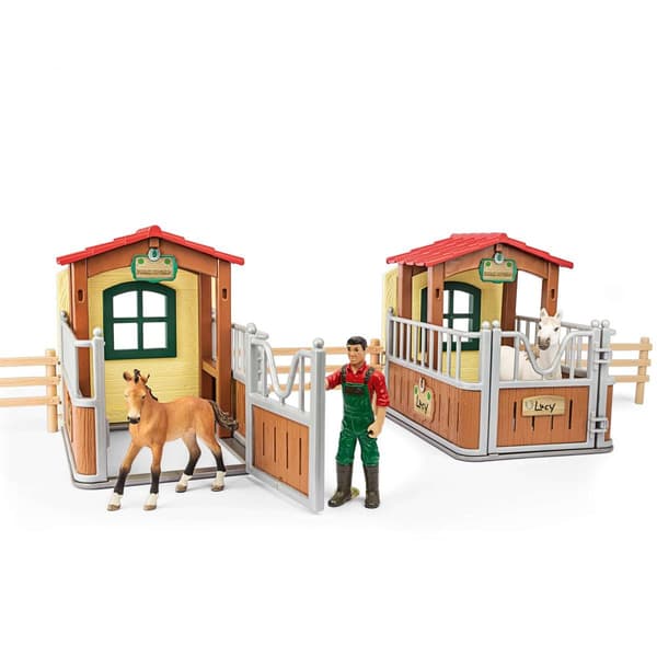 Schleich 72116 A Visit to an Open Stable