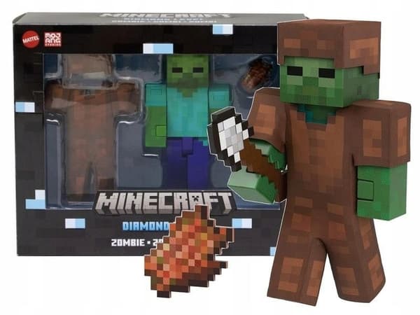 MATTEL Minecraft HTM05 Zombie action figure, 14cm