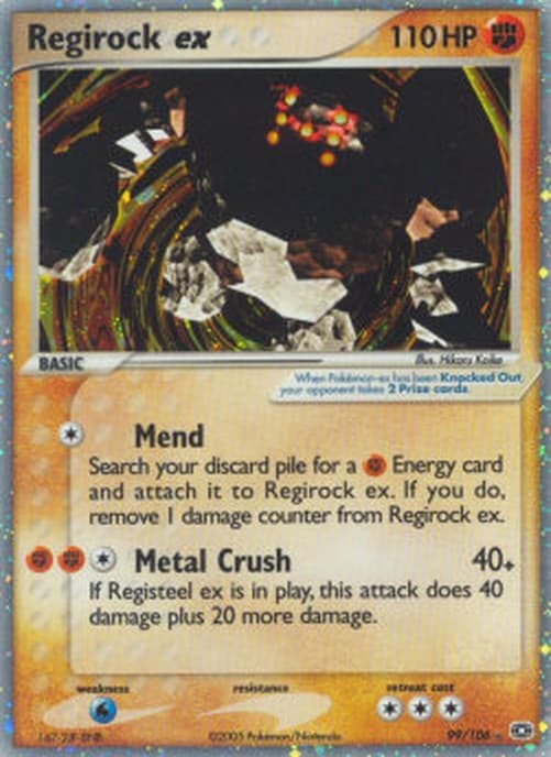 Pokemon Regirock ex