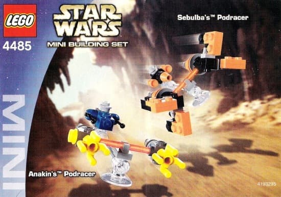 LEGO Star Wars 4485 Sebulba’s Podracer Mini, 2003