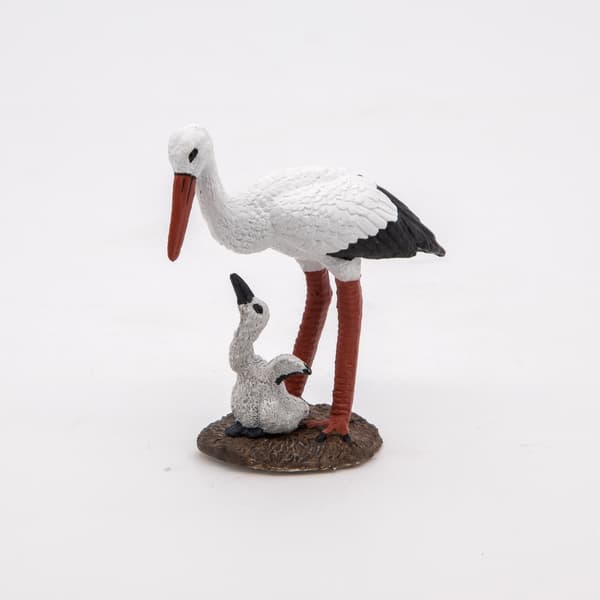STORK WITH A CHICK [FIGURINE]