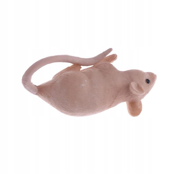 Realistic PVC animal model figurines, educational mouse action figurine