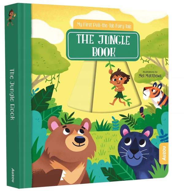 MY FIRST PULL-THE-TAB FAIRY TALE: THE JUNGLE BOOK - Auzou (BOOK)