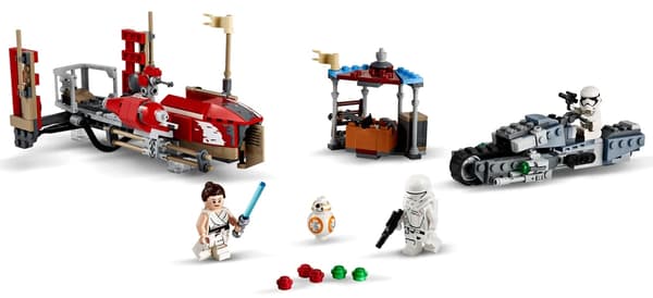 LEGO 75250 Star Wars – Speeder Chase, Rey, Stormtrooper, BB-8 Droid